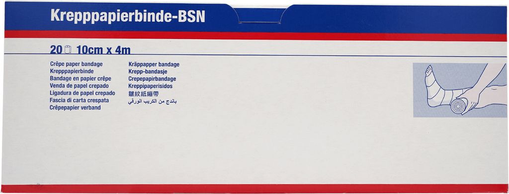 KREPPPAPIERBINDE bmp 10 cmx4 m