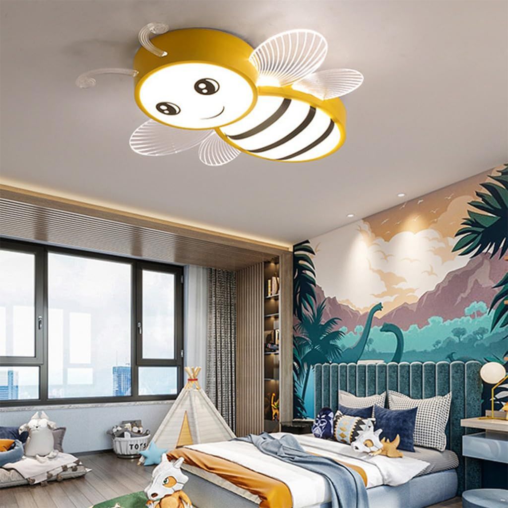LED Deckenleuchte Kinderzimmer, Bienen-Design, dimmbar mit Produktbild 5
