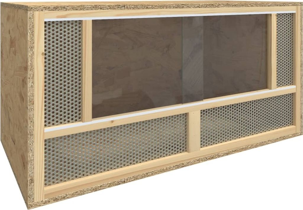 The Living Store Terrarium Holzwerkstoff 80x40x40 cm