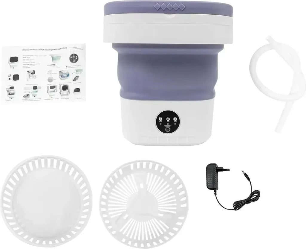 Mini lave-linge portable 12L : la solution pliante pour linge délicat - 2