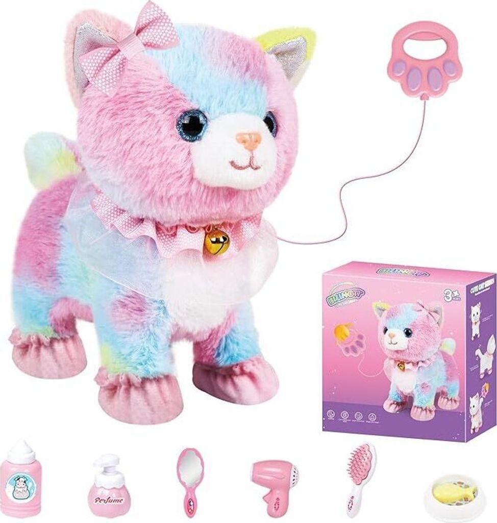 Spielzeugkatze für Kinder, berührungs und sprachgesteuerte Produktbild 