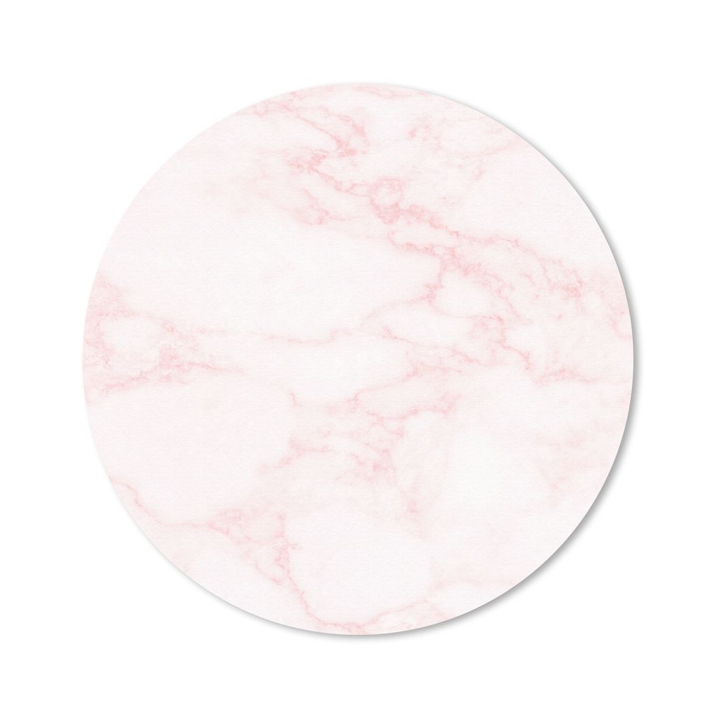 MuchoWow Mauspad Mousepad Marmor - Textur - Rosa - Schick 50x50 cm - Mousepads - Maus Mat - Pad - Mausunterlage - Vinyl