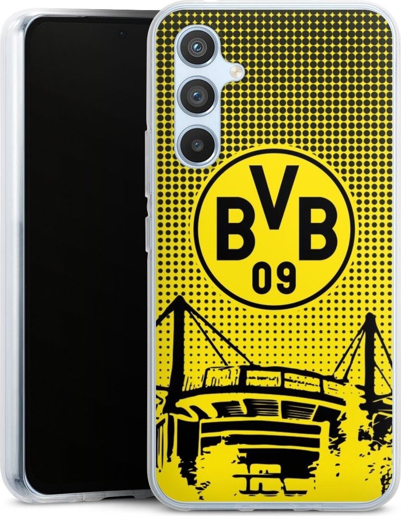 DeinDesign Handyhülle für Samsung Galaxy A54 5G Silikon Hülle Case Smartphone Schutzhülle BVB Borussia Dortmund Stadion
