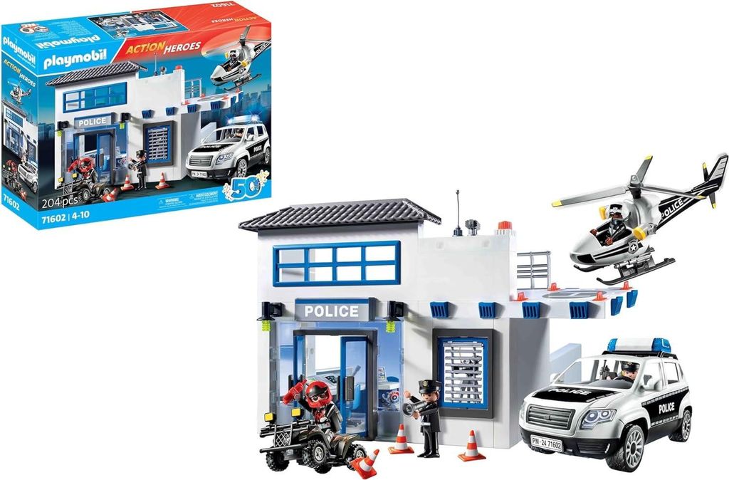 PLAYMOBIL 71602, Police, 3 ans, piles AAA, multicolore, Image du produit 