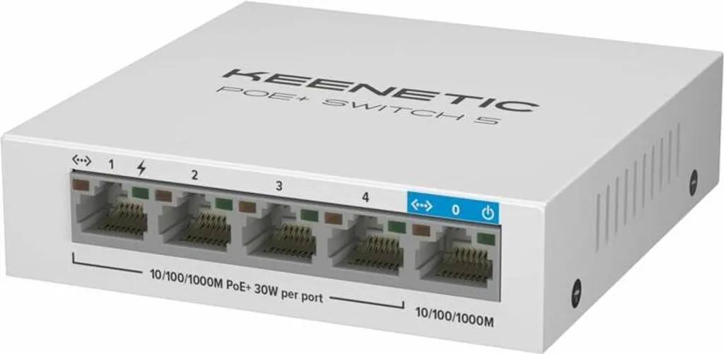Acquista Keenetic KN-4610-01-EU: Switch PoE+ Gigabit 5 Porte Offerta