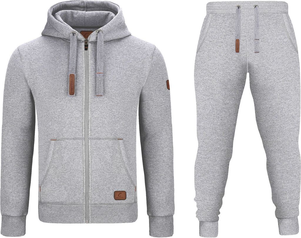 GYMAMBA Jogginganzug Patches Herren 2-teilig mit Kapuze Produktbild 