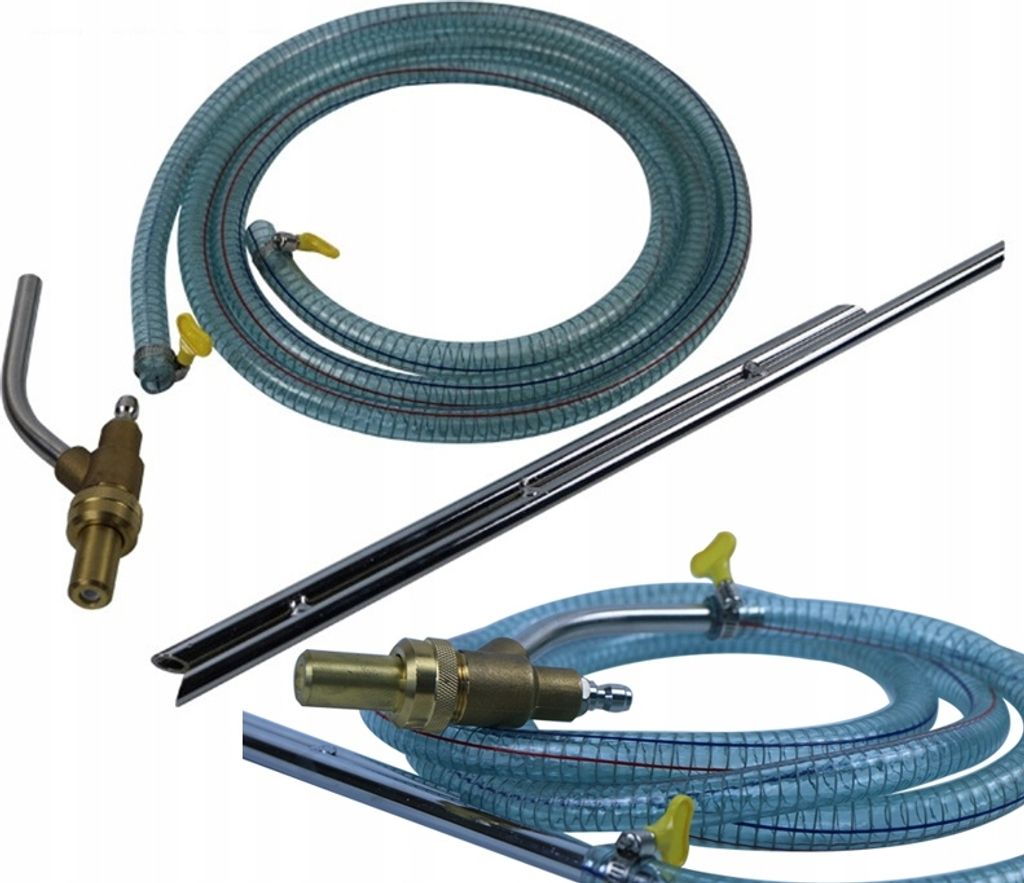 Rosfix Set Sandstrahlaufsatz 250bar – Ersatzteil für Hochdruckreiniger Kärcher K5–K7 | 3m Schlauch, Bayonettanschluss u.a.