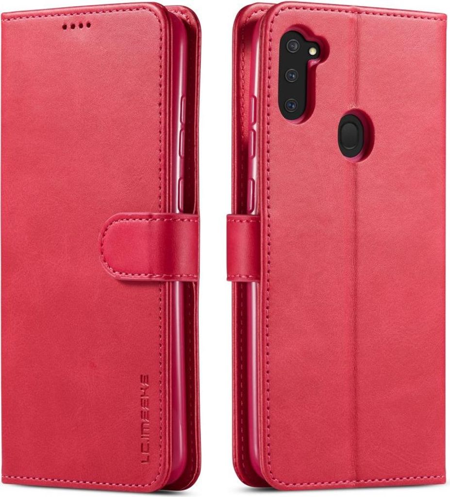 Samsung Galaxy M11 / A11 Hülle - LC.IMEEKE Luxus Klapphülle - Rosa