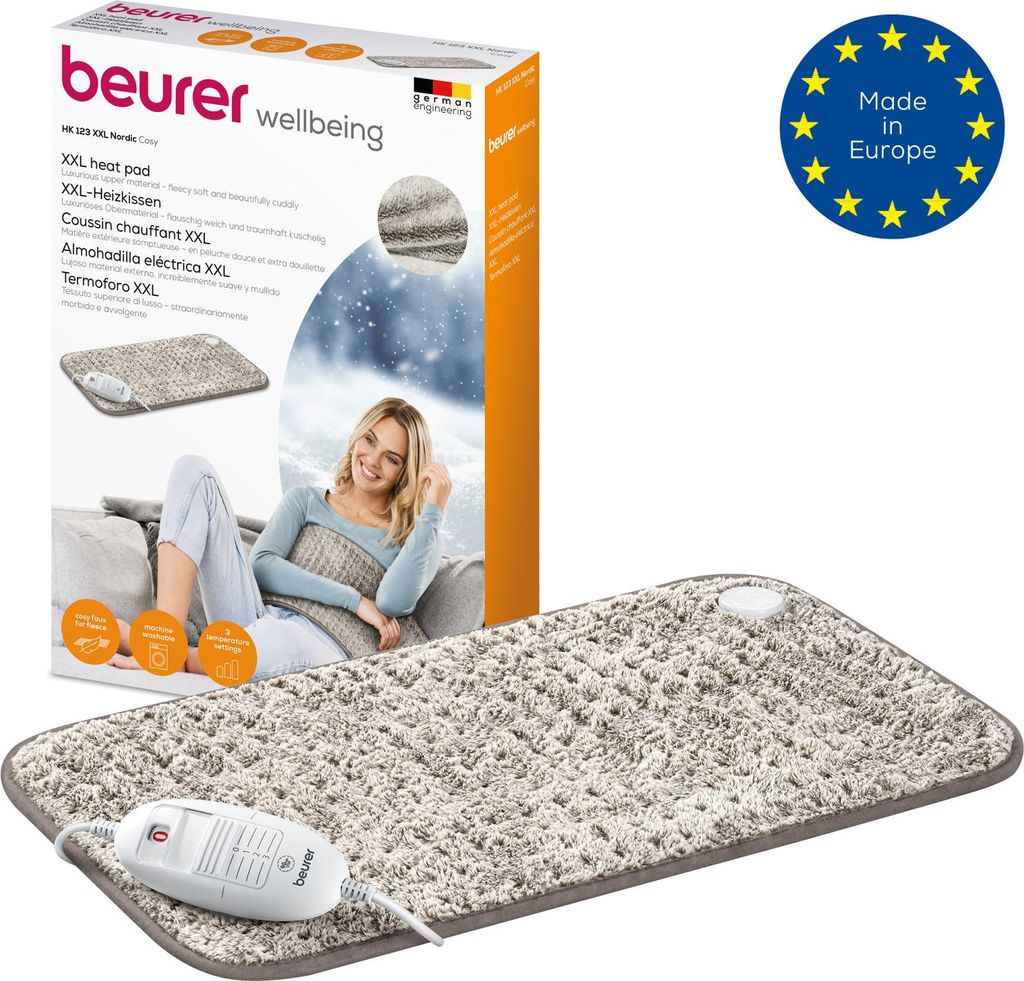Beurer HK 123 Nordic Termoforo XXL Traspirante, con 3 Immagine del prodotto 