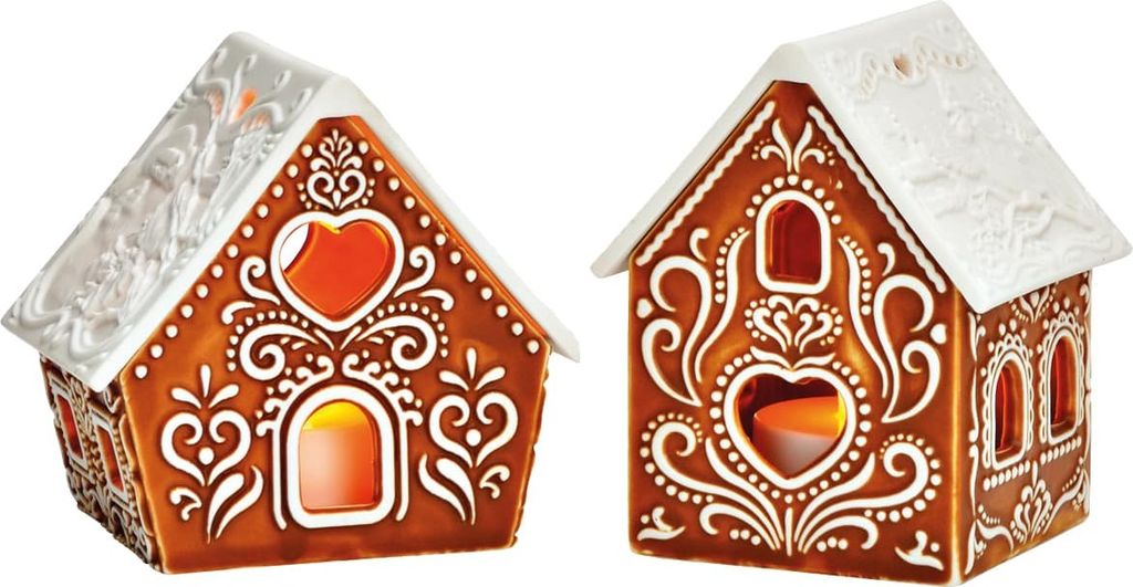 Lebkuchen Lichthaus 9 cm als Teelichthalter Windlicht Tischdeko