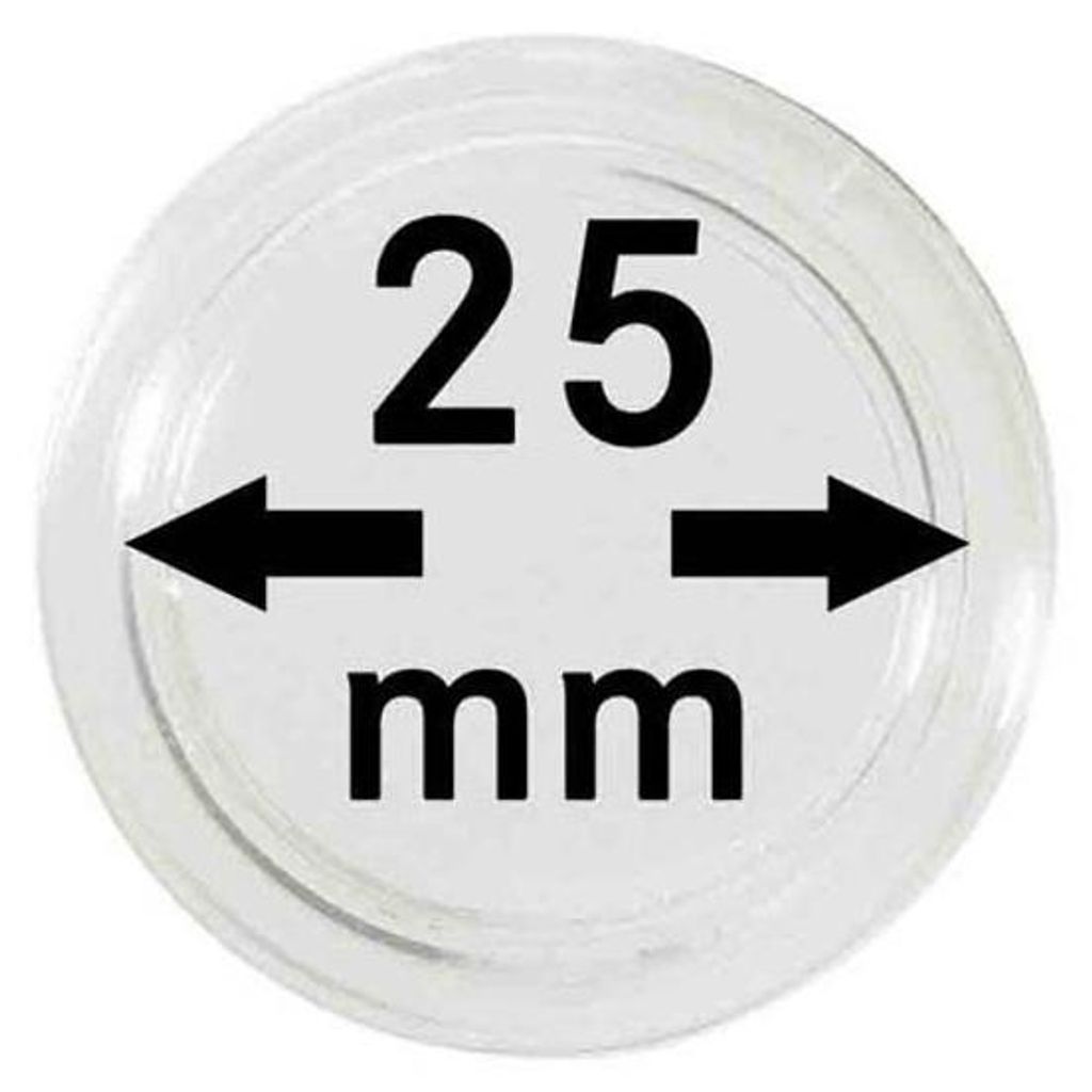 Lindner 2251025 Münzkapseln 25 mm-100er Pack Produktbild 