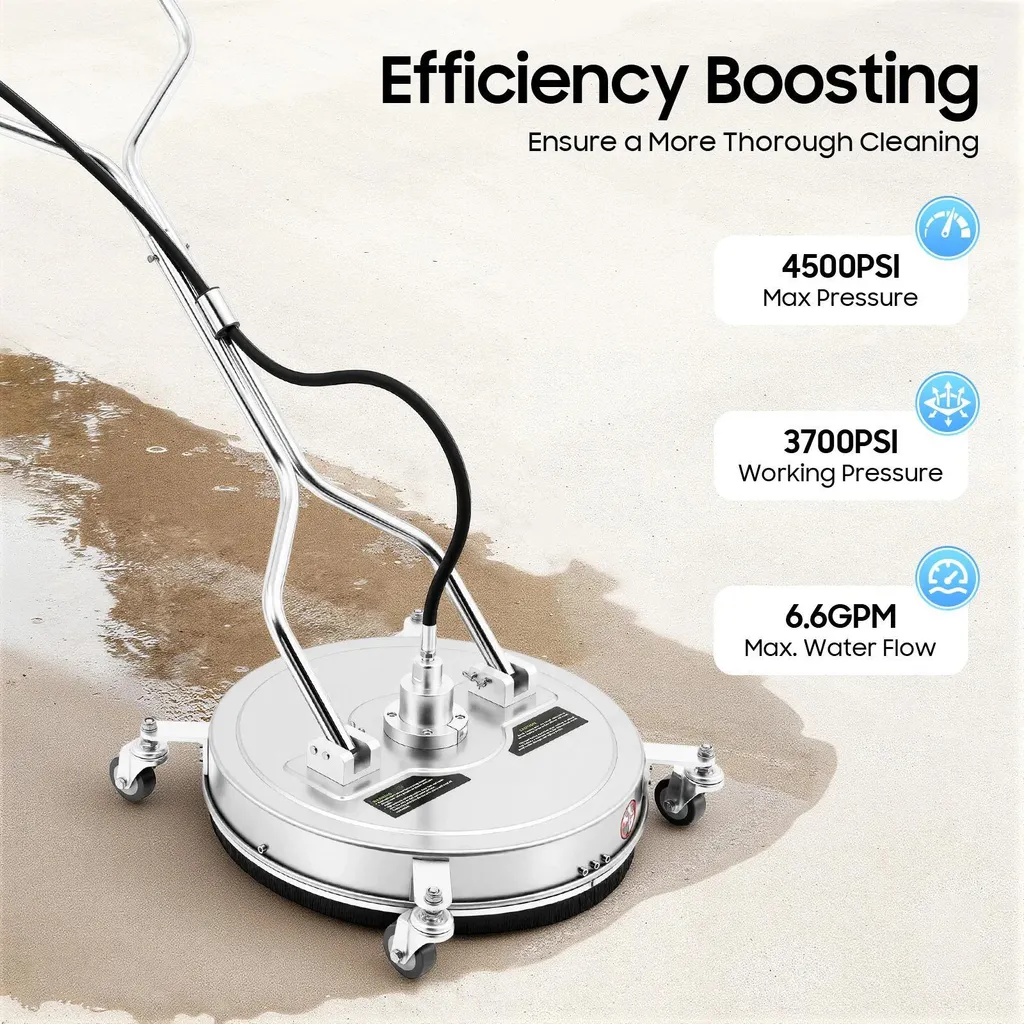 Nettoyeur de surfaces à 4 roues multidirectionnelles 4500 PSI - 2