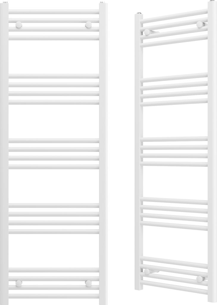 Granitan | Badezimmerheizkörper Breno - 50x140 cm - Weiß - Modernes Design - Handtuchwärmer