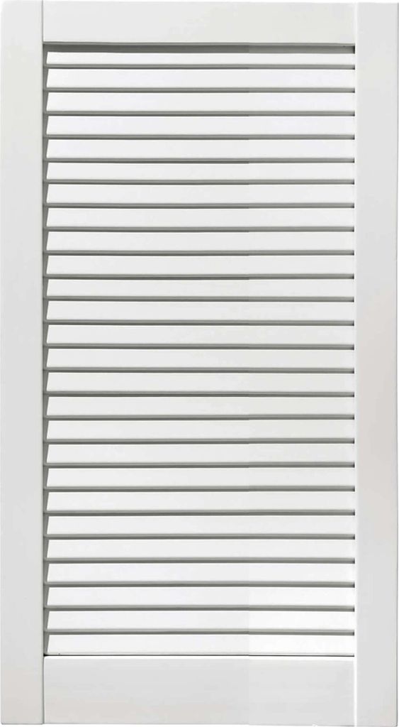 ben+camilla.com geschlossene Lamellentür 71,7x39,4cm weiß PREMIUM LACKIERT Massivholz Kiefer