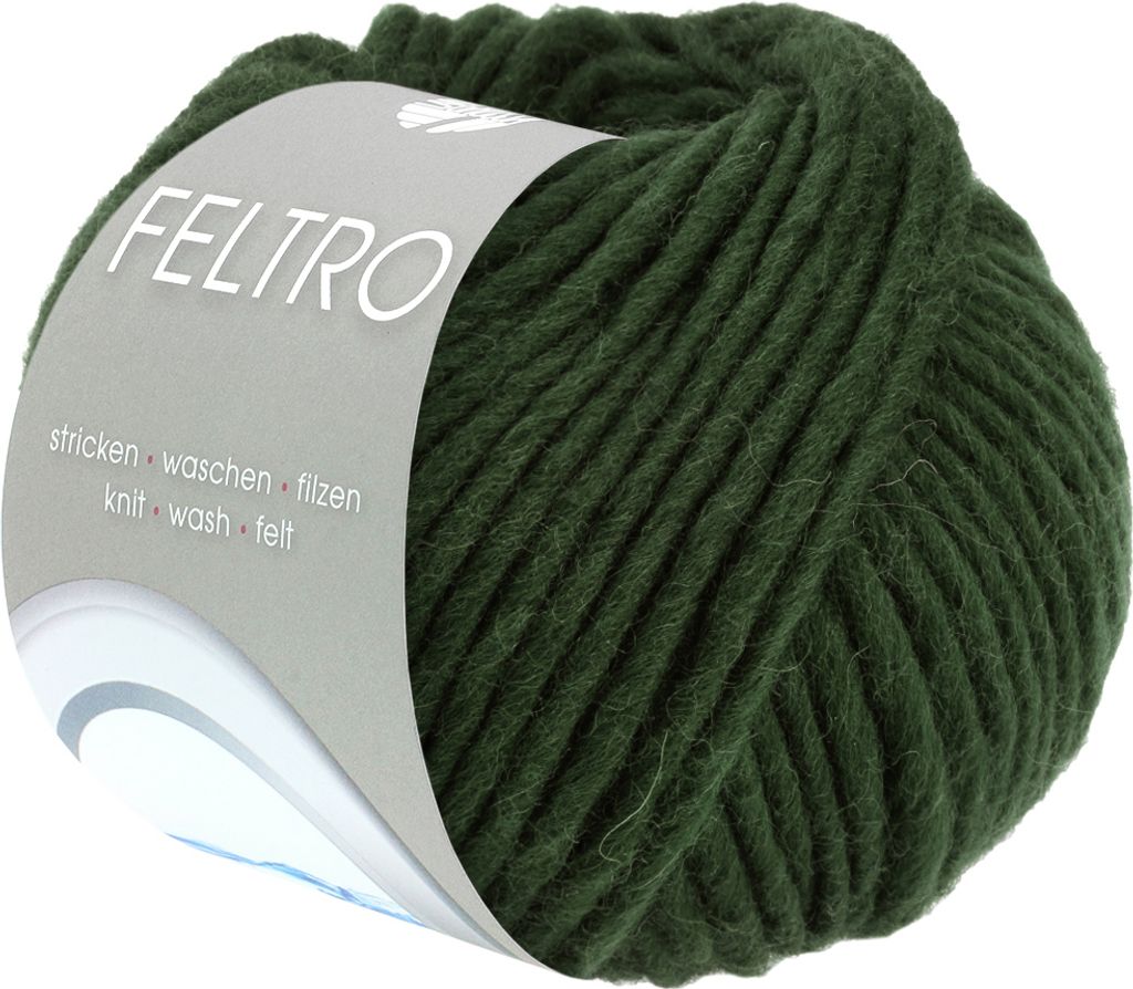 Lana Grossa FELTRO UNI 50 g moderne Filzwolle in 51 Farben Produktbild 