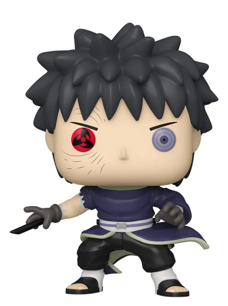 Figurine Pop Obito Uchiha Naruto en vinyle avec finitions détaillées