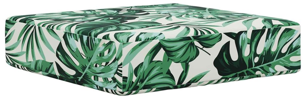 vidaXL Sitzkissen für Outdoor Blattmuster 40 x 40 x 8 cm