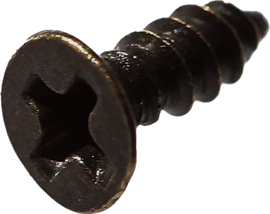 200 Senkkopf-Schrauben, Minischrauben, Blechschrauben, Größe u. Farbe wählbar, Schrauben:200 Stück-6x4mm-antikbronze