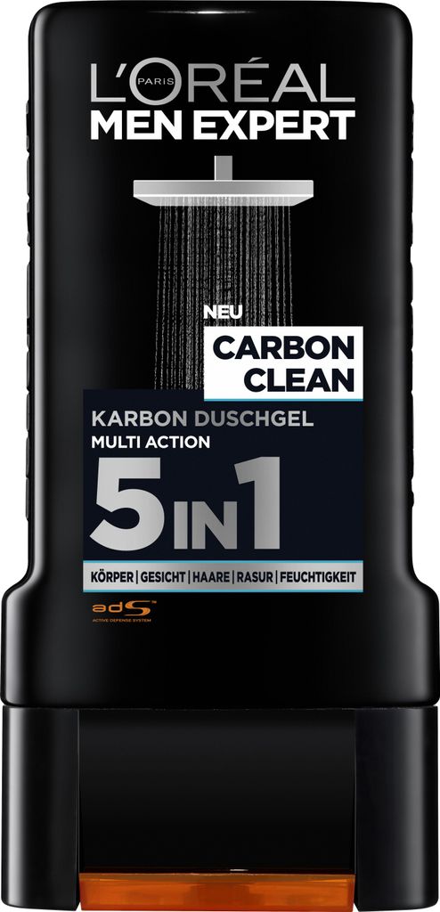 L'Oréal Paris Men Expert 5in1 Shower Gel for Men Carbon Clean 300ml