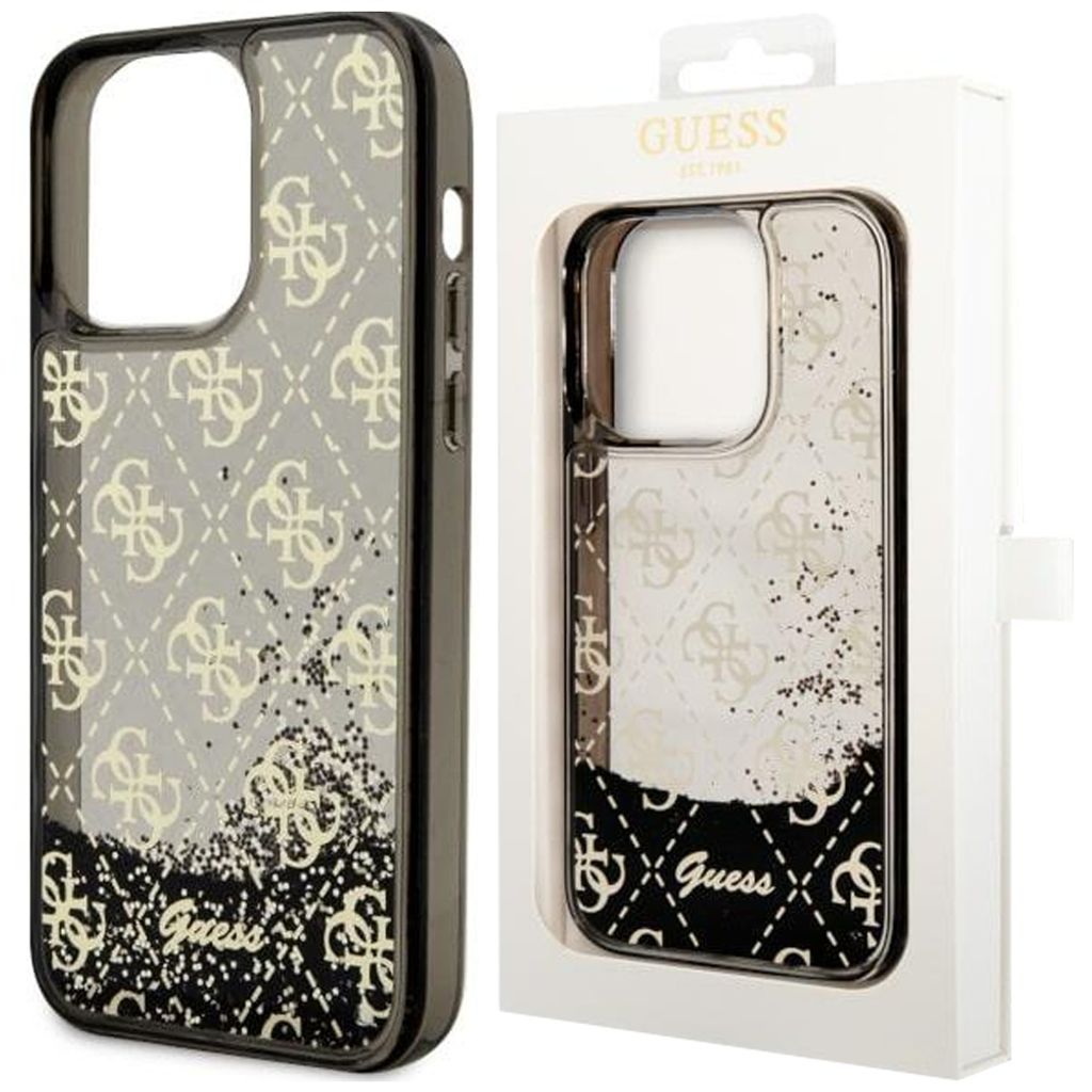 Guess Liquid Glitter Transculent 4G - iPhone 14 Pro Hülle Produktbild 