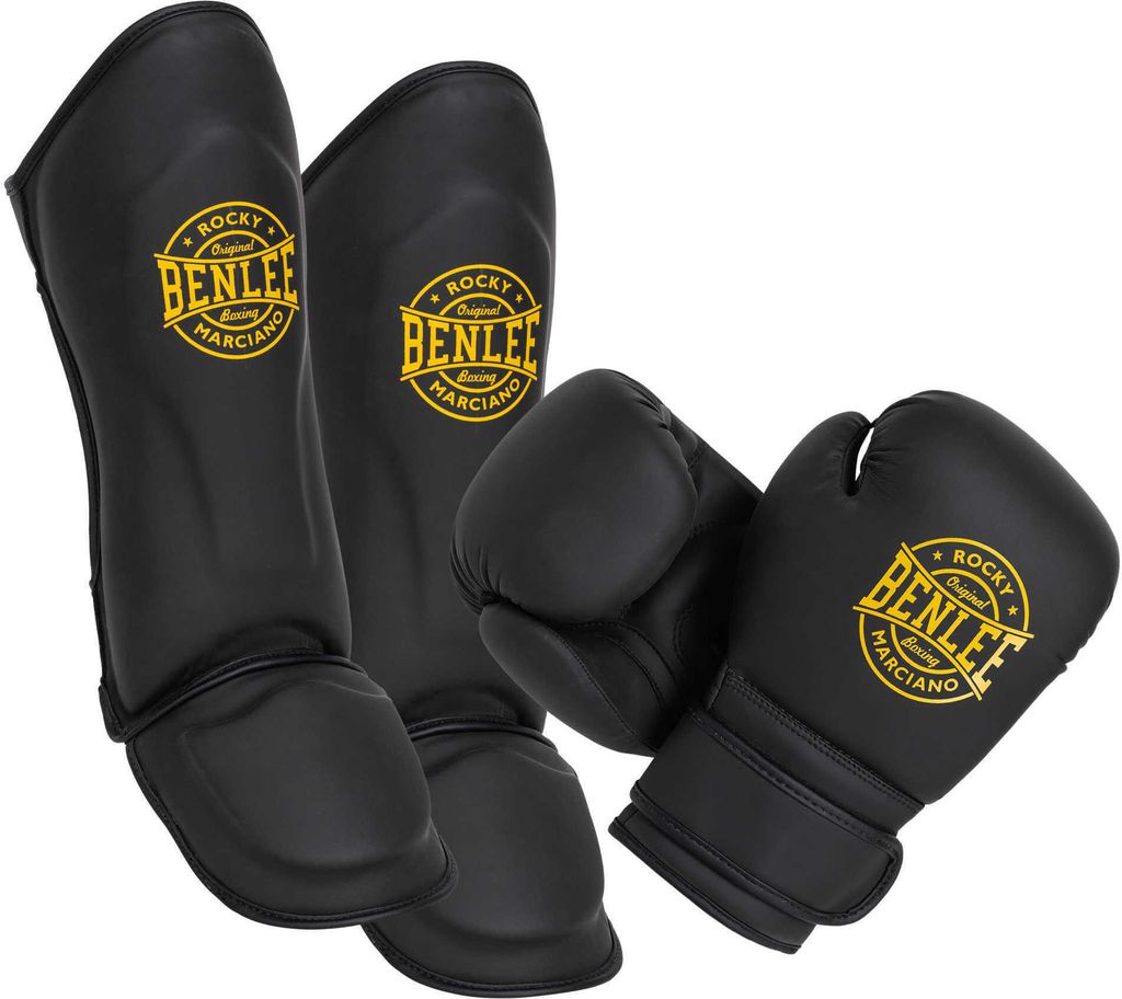 Benlee Chakar Set Junior, beschermingsset, zwart, 6 oz, Productafbeelding 