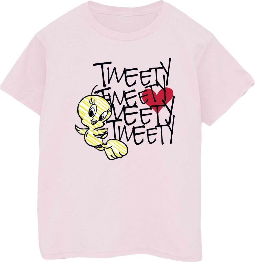 Looney Tunes - T-Shirt für Damen BI33260 (L) (Babyrosa)