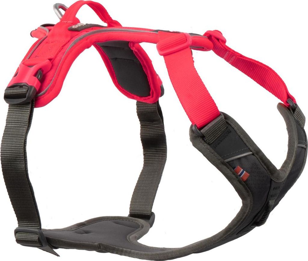 Non-stop dogwear Hundegeschirr Ramble Harness schwarz/pink