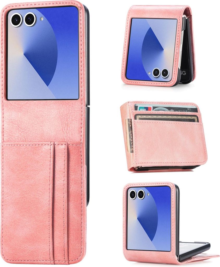 Hülle für Samsung Galaxy Z Flip 7 - Handyhülle Schutzhülle Flip Case Etui TPU Rosa