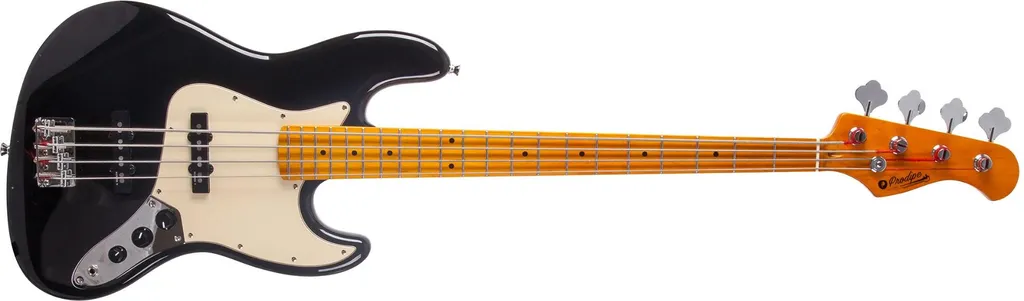 Basse Prodipe JB80 MA Noir : Touche Érable et Micros Alnico V Haute Fidélité