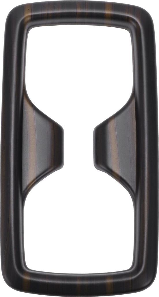 Heckbecherhalterabdeckung für Toyota Harrier 80 Serie Wasserdichte Rückreihe Getränkehalter Zierleiste Abdeckung Schwarz 1 Stück