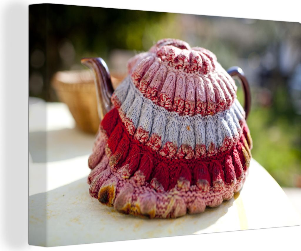 OneMillionCanvasses® - Leinwandbilder - 140x90 cm, Teetasse Produktbild 