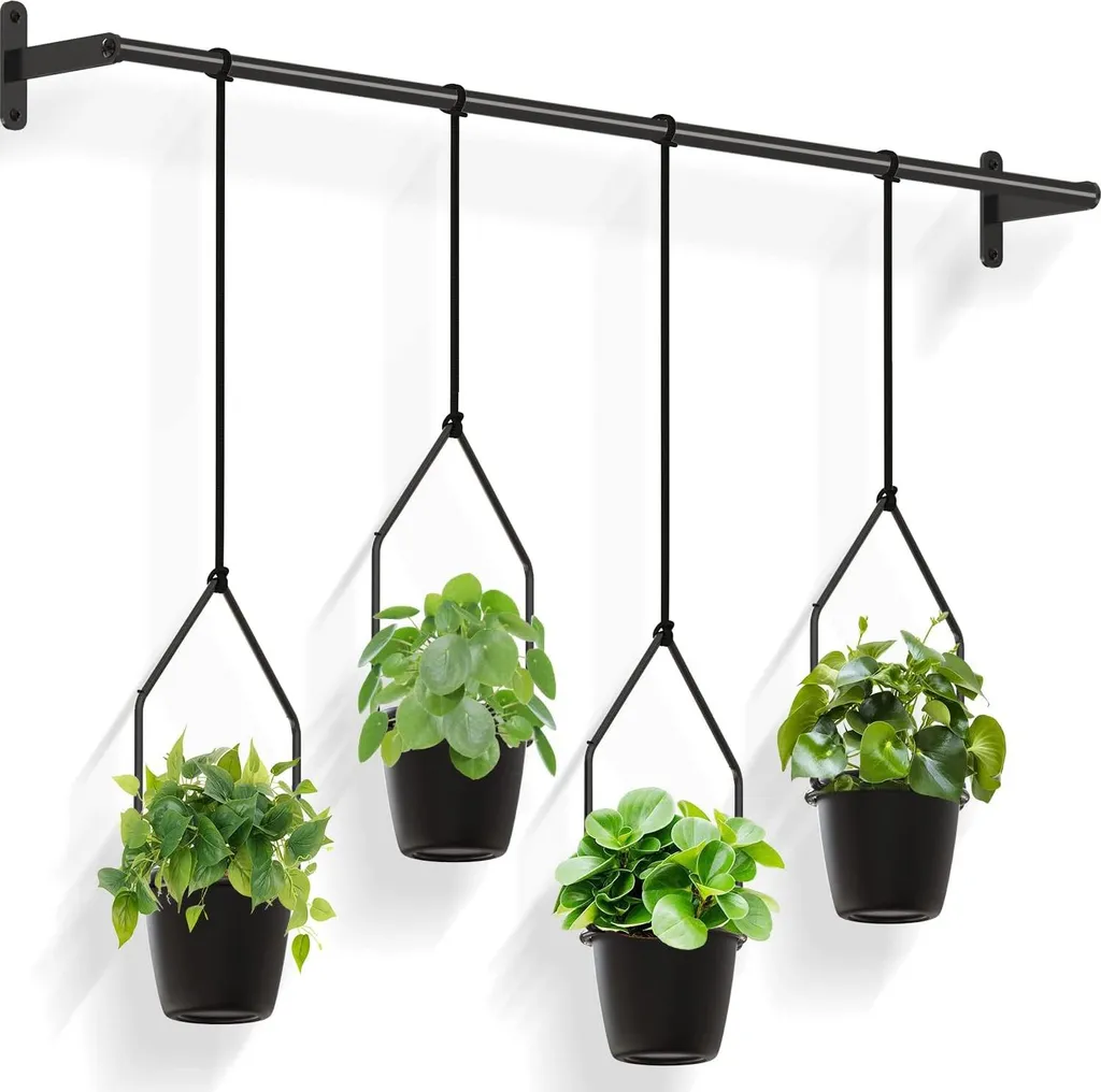 Rangements muraux mélamine 4 unités - Fixation plafond et mur robuste