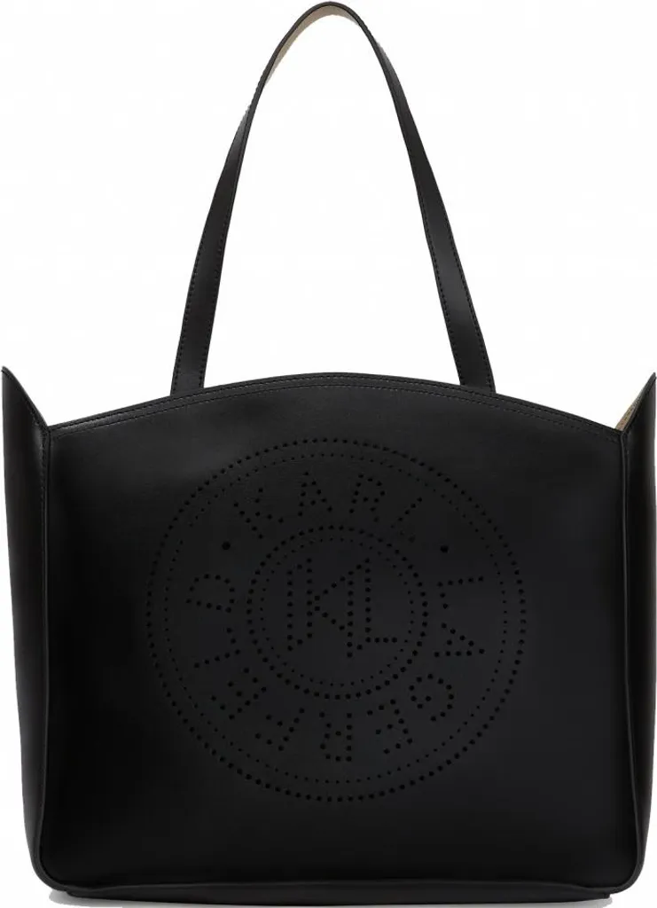 Sac Tote Karl Lagerfeld K Circle Noir avec Fermeture Zippée Centrale