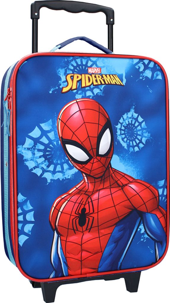 Detský modrý kufor Spiderman Obrázok produktu