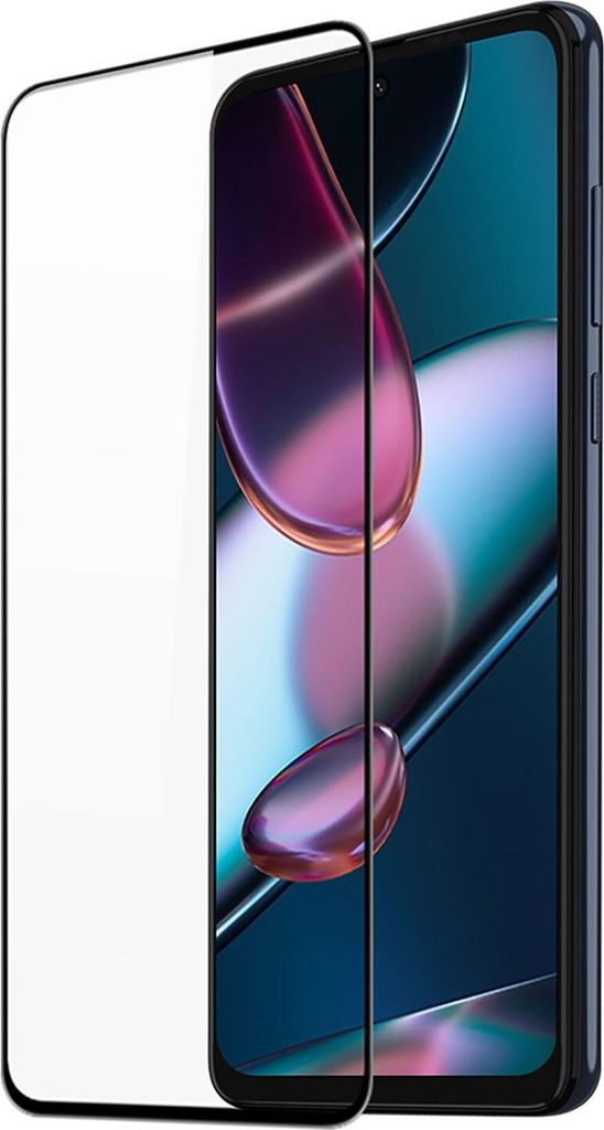 10D Schutz Glas kompatibel mit MOTOROLA MOTO EDGE 30 PRO Curved Vollständig Klebend und Abdeckung