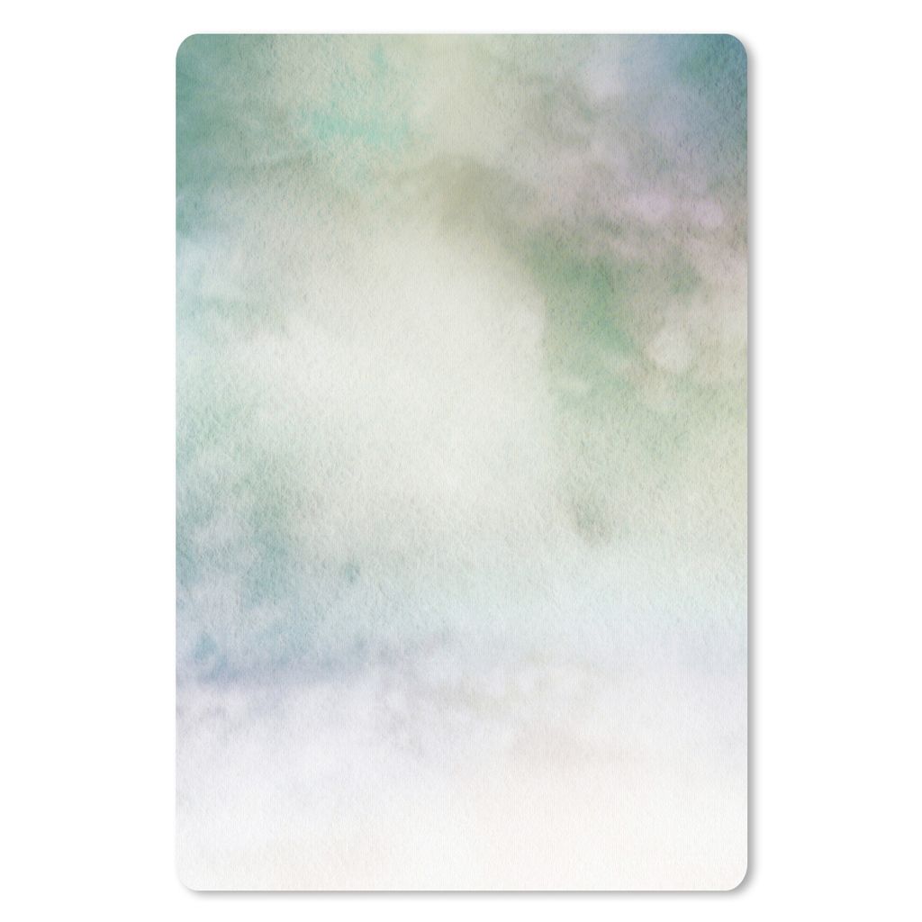 MuchoWow Mauspad Mousepad Aquarell - Grün - Lila - Braun 40x60 cm - Mousepads - Maus Mat - Pad - Mausunterlage - Schreibtisch Accesoire