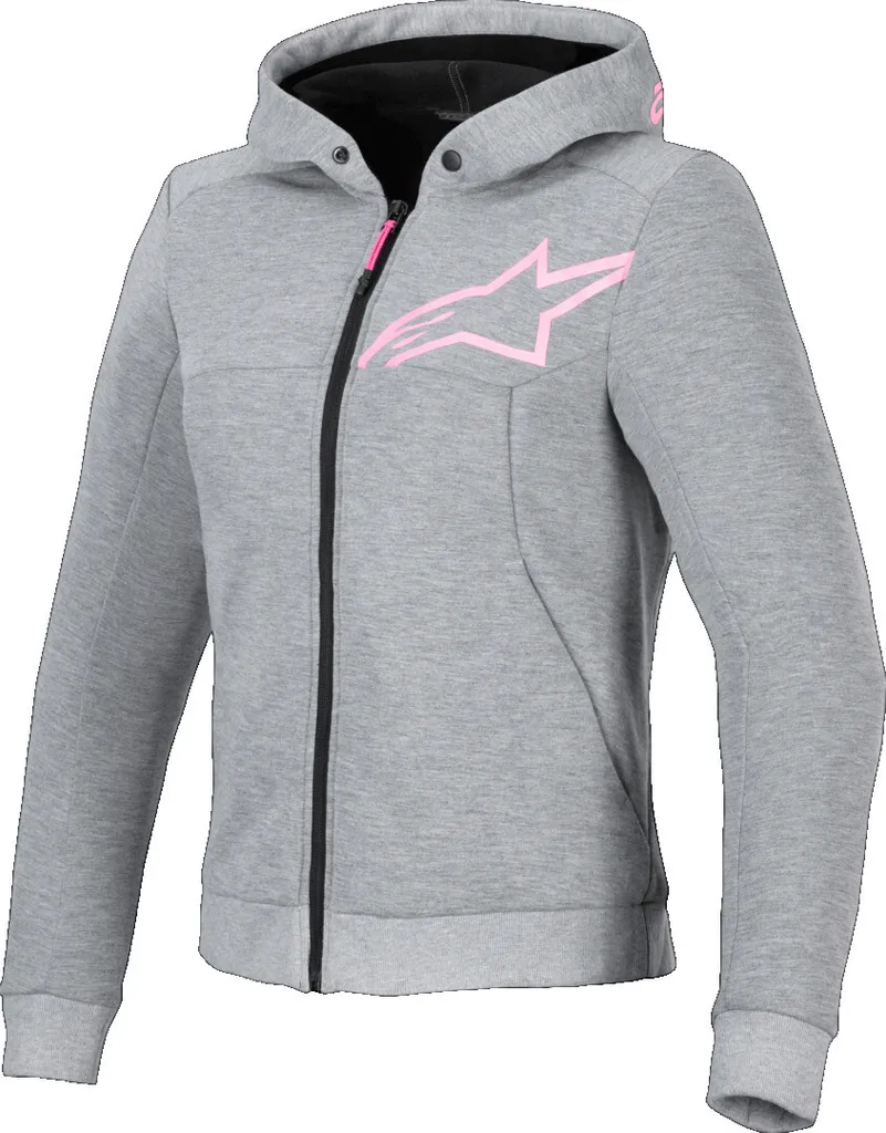 Stella Chrome V2 Sport Alpinestars Veste Moto Femme Anti-Abrasion Grise