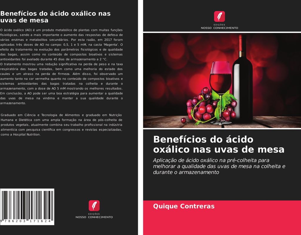 Benefícios do ácido oxálico nas uvas de mesa