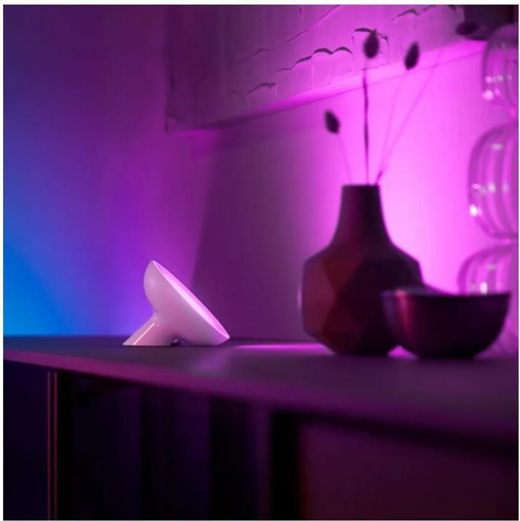 Philips Hue Bloom Lampe de table blanche LED connectée White & Color Ambiance - 11