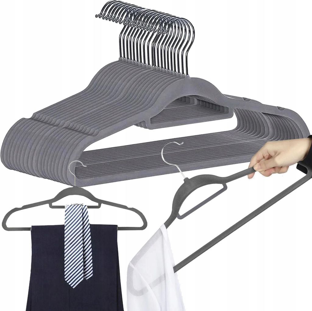 Cintre 20 pièces - gris Ruhhy 22535 Image du produit 
