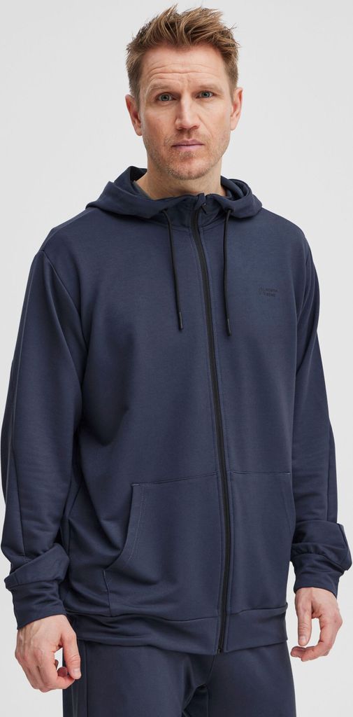 NORTH BEND NBBrent Herren modische Sweatjacke Kapuzenjacke Produktbild 