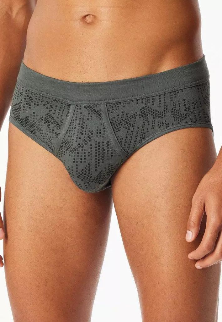 Schiesser Sportslip mit Eingriff dunkelgrün 5