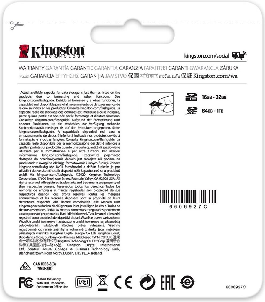 Kingston SDXC Canvas Select Plus C10 UHS-I U3 V30, 128GB Produktbild 15