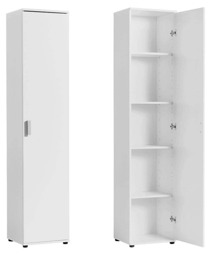 Armoire étroite polyvalente de 40 cm de large avec 1 porte Image du produit 