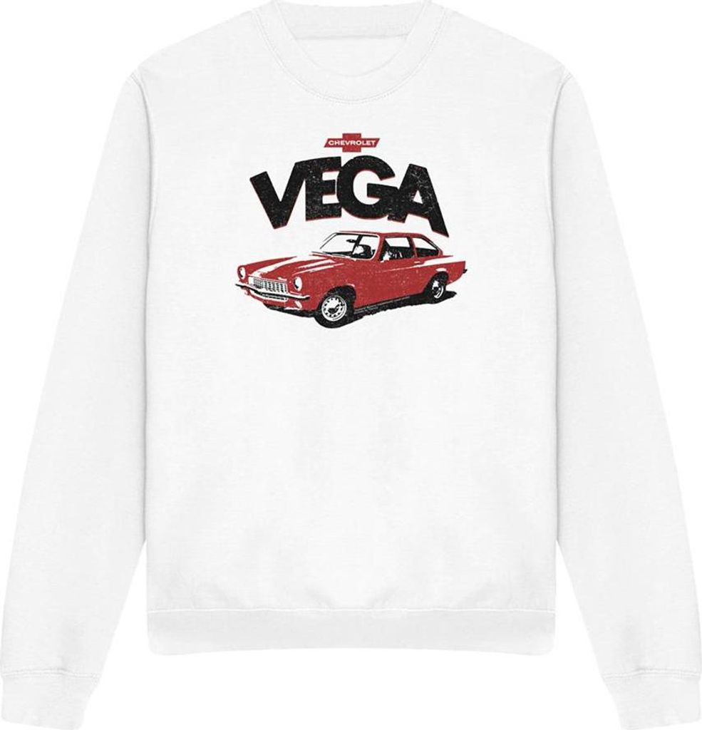 Chevrolet - "Rough Vega" Sweatshirt für Herren/Damen Uni TV23210 (XXL) (Weiß)