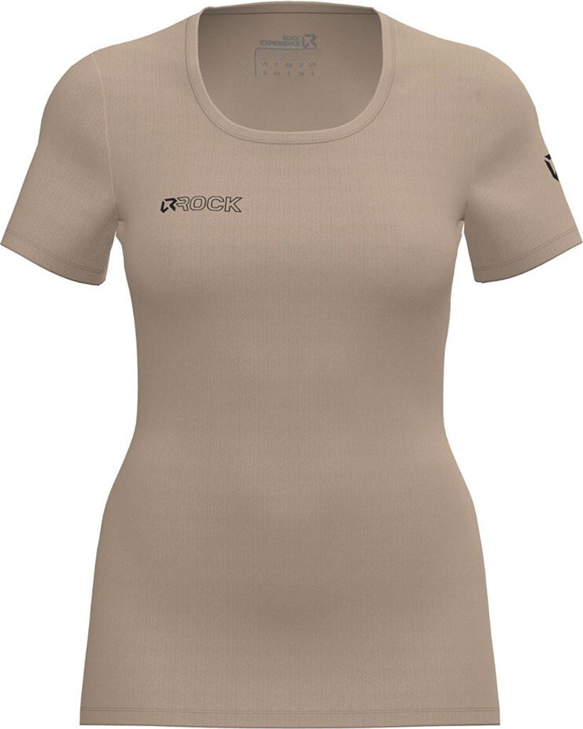 ROCK EXPERIENCE CORP SS Woman T-Shirt Humus Humus XS