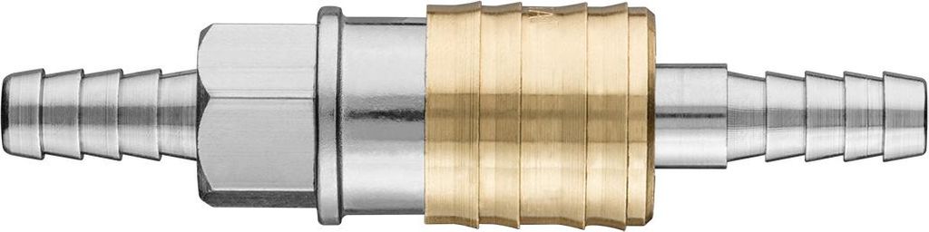 Schnellkupplungssatz für Kompressor mit Schlauchanschluss 8 mm - T N12-631