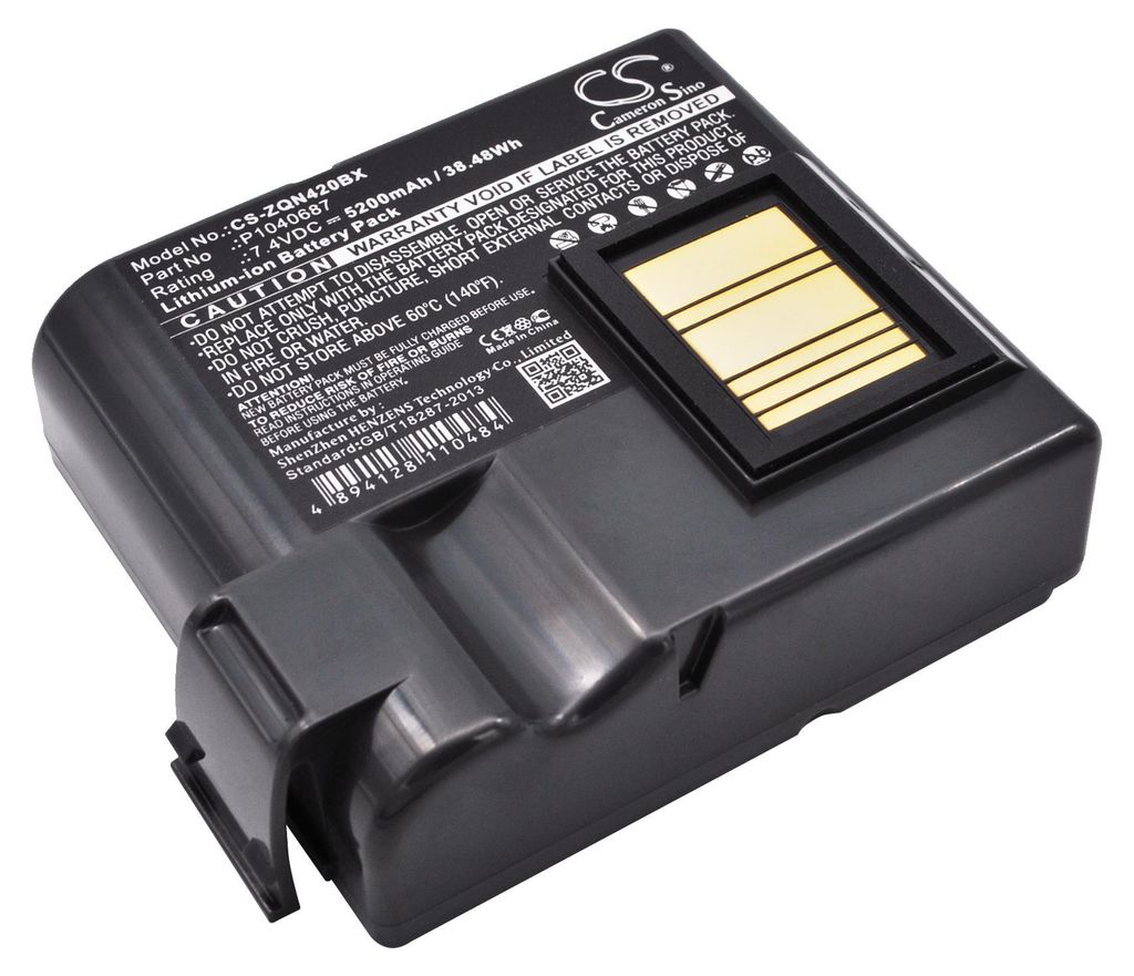 TECHTEK Akku Kompatibel mit [Zebra] QLN420, ZQ630 Ersetzt Produktbild 