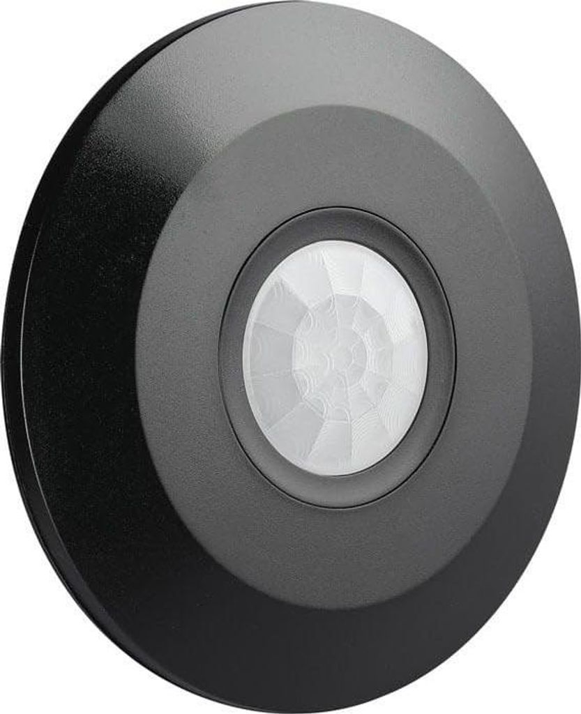 V-Tac Bewegungsmelder PIR-Infrarot 360° Slim Schwarz Produktbild 