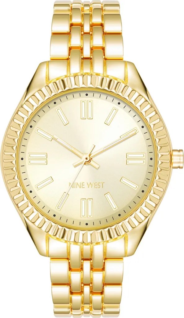 Horloge murale analogique chic NW/3004CHGB pour salon et bureau moderne